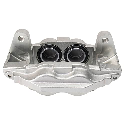 Image of TRQ Front Driver and Passenger Side Brake Caliper Set 2 Piece Caliper Brackets Hardware for 2016-2022 Toyota Sequoia 2016-2021 Tundra