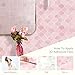 HOMEART Pink Peel and Stick Backsplash Fish Scale Tile, Removable Renter Friendly Backsplash 3D Adhesive Stick on Wall Tiles for Kitchen Bathroom (10 Sheets)