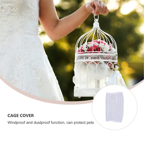 iplusmile Vogel Accessoire 1 St Stofdicht Vogelkooi Cover Mesh Netto Cover Decoratieve Vogelkooi - Afbeelding 4