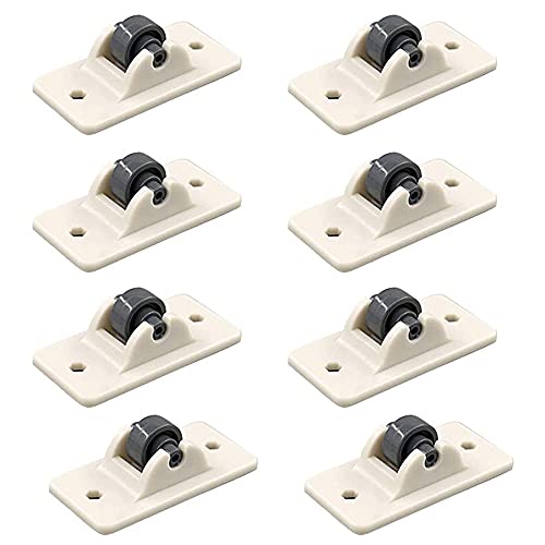 Plástico Ruedas, 8 Piezas Ruedas Adhesivas Para Muebles, Mini Ruedas De Muebles, Beige, para Caja De Bricolaje, Contenedor De Almacenamiento, Muebles Pequeños(1.9 * 0.9 * 0.7inch) Cover