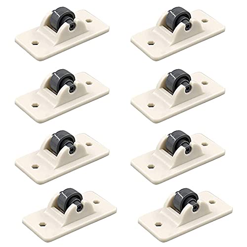 Plástico Ruedas, 8 Piezas Ruedas Adhesivas Para Muebles, Mini Ruedas De Muebles, Beige, para Caja De Bricolaje, Contenedor De Almacenamiento, Muebles Pequeños(1.9 * 0.9 * 0.7inch)