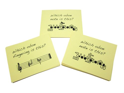 Oboe Fingerings & Oboe Parts Flashcard Set