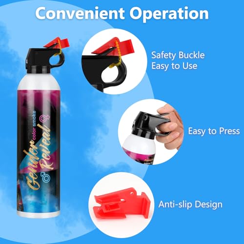 Witoror Gender Reveal Fire Extinguisher 2 Packs, Gender Reveal Ideas thumb #4