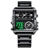 ⌚【Contenu de l'emballage et service】-☞1x montre RORIOS, ☞1x manuel d'utilisation et garantie, ☞1x magnifique coffret cadeau en cuir pour montre. Si vous avez un problème avec votre montre, veuillez nous contacter à temps et nous vous répondrons dans les plus brefs délais.