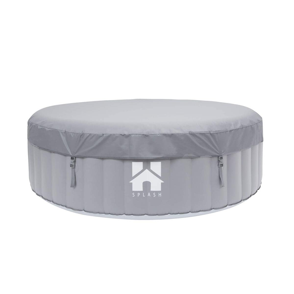 Vasca idromassaggio di lusso per esterni St. Moritz Splash grigio Hot Tub gonfiabile con riscaldamento per 6 persone spa piscina benessere giardino economico (grigio chiaro)