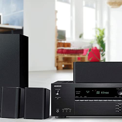 Onkyo HT-S3910 Home Audio Theater Receiver and Speaker Package, Front/Center Speaker, 4 Surround Speakers, Subwoofer and Receiver, 4K Ultra HD (2019 Model) - Image 7
