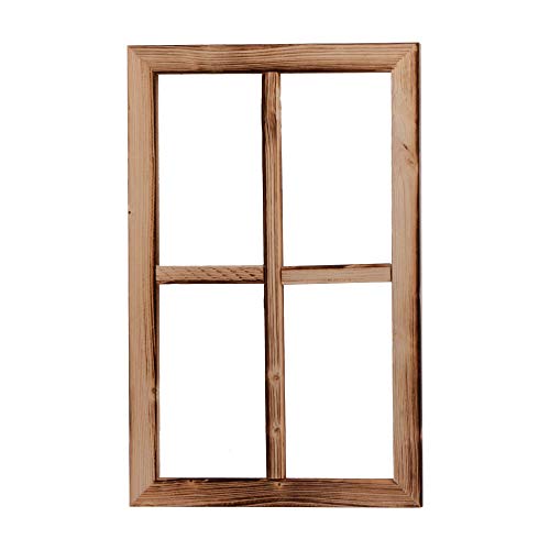 UNUS Deko Fenster aus Holz, Fensterrahmen im Vintage Design, Bilderrahmen...