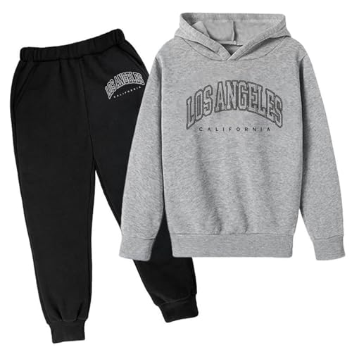 Pulls à capuche d'hiver pour enfants ensemble chaud anti courant d'air à manches longues