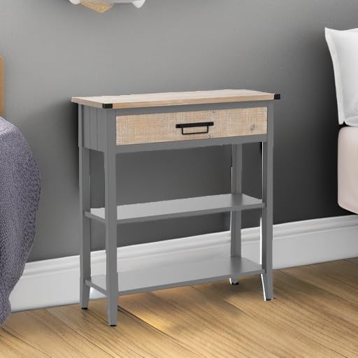 Mesa Central Granja Con Compartimento Oculto Y Estante Abier | Meses