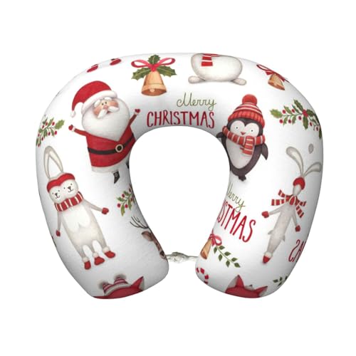 Almohada de cuello tradicional poliéster negro miniatura 1