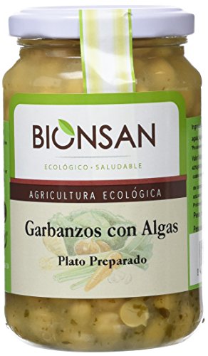 Bionsan Garbanzos con Algas Marinas Ecológicos - 6 Botes de 220 gr - Total: 1320 gr