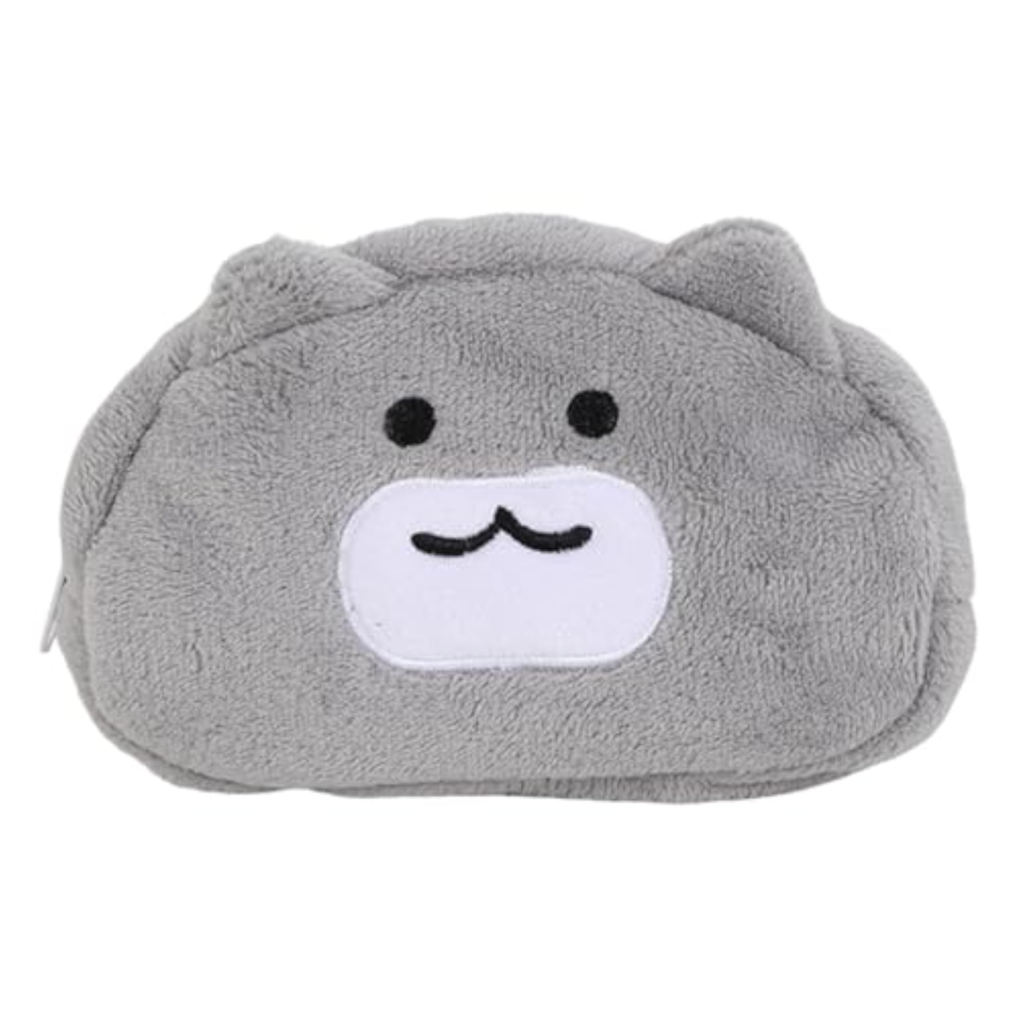 Compact Gray Storage Pouch for Festivals and School