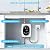 Tankless Water Heater Electric 110V, 3000W Under Sink Instant On Demand Hot Water Heater, Portable Mini Small Water Heaters with Remote Control Digital Display for Kitchen Bathroom RV