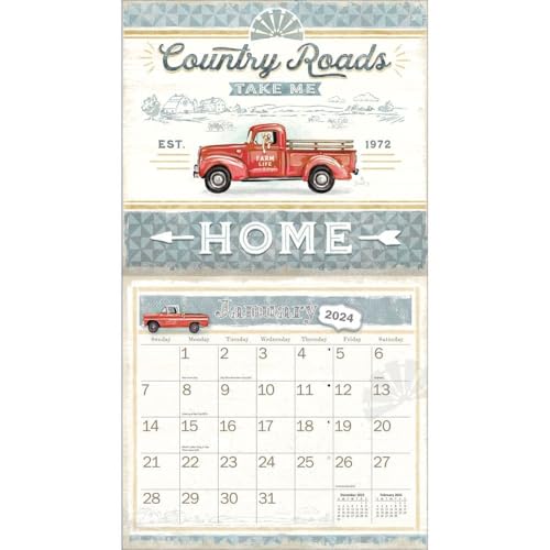 Langfarmhouse2024wallcalendar  Urban Country Home Decor Lang farmhouse 2024 wall calendar  urban country home decor