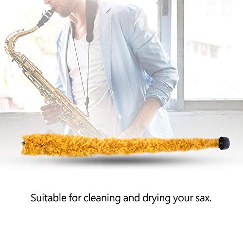 【Year-end Promotion】Saxophone Brush, Tenor Sax Flexible Saxophone Cleaning Pad Saver Cleaner Maintain Care Tool Brush - Thumbnail 7