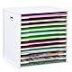 Scrapbook-Papierorganizer in Mehreren Größen, 12-Ebenen Aktenordner-Aufbewahrungsmappe für Größen 12 x 12’’, Schreibtisch-Scrapbooking-Papierrack,Geeignet für Heimbüro, Scrapbooking-Aufbewahrung