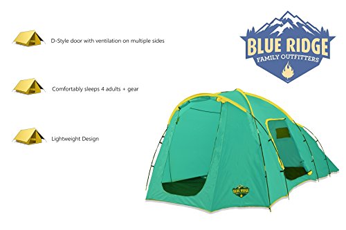 Carpa de camping para 4 personas, verano, espaciosa e impermeable miniatura 5