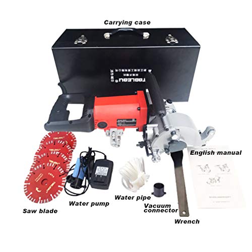 Wall Line Cutter Wire Slotting Marble Concrete Cutting Machine - Dustproof And Infrared Sighting - AC 110V