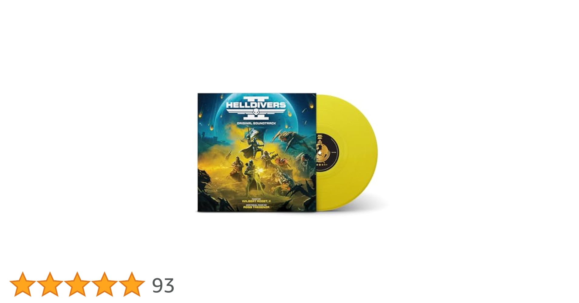 LP Wilbert Roget, II Helldivers 2 Original Soundtrack Yellow Vinly 198028740111YEL MILAN 未開封 /00260 Wilbert Roget, II | Helldivers 2 (Original Game Soundtrack