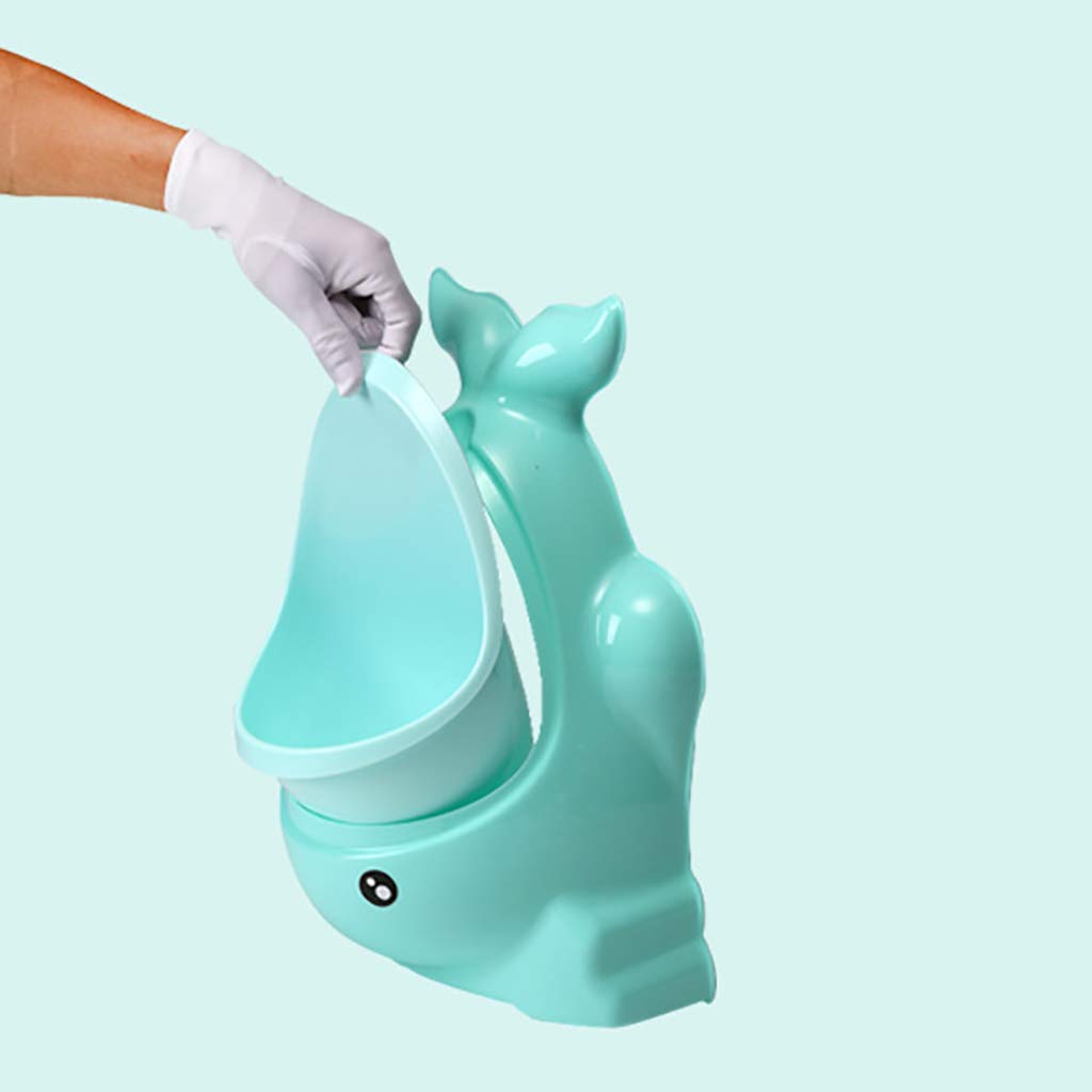 Orinatoio per Bambini Vasino da Allenamento, Bersaglio Interessante per Bambini Orinatoio da Parete per Bambini, Design Diviso per Un Facile Lavaggio,Blu