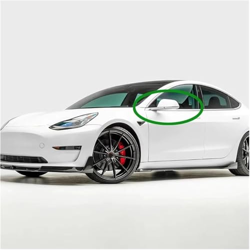 Rétroviseur voiture pour Model 3 2017-2022 : Coque inférieure gauche noire
