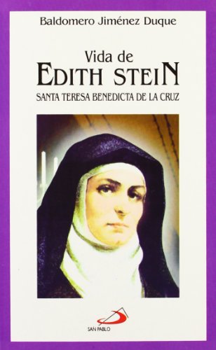 Portada de Vida de Edith Stein