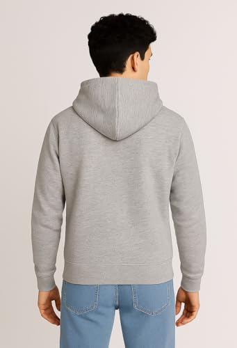 Image of Nobero Hoodies for Man | 280 GSM Rich Cotton Fleece Solid Hooded Full Sleeve Sweatshirt for Man | Stylish Casual Wear Winter Hoodies for Men