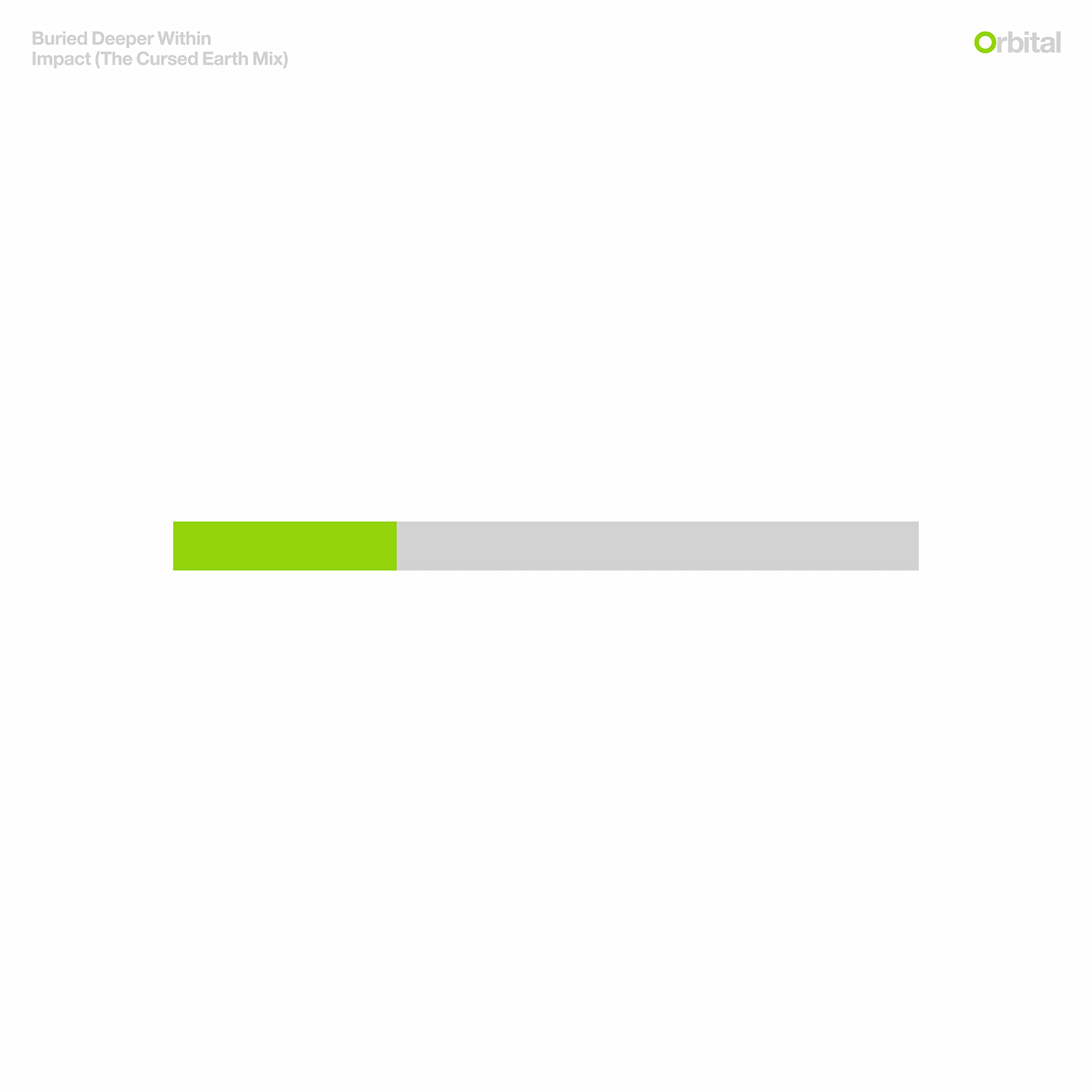 Orbital - Buried Deeper Within / Impact (White Vinyl 12"" 2019, Limited Edition)