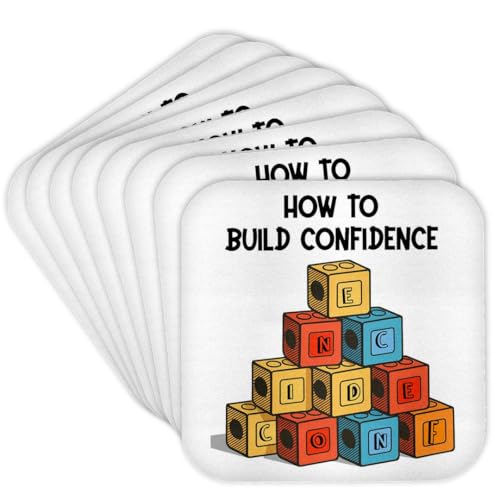3dRose Funny How to Build Confidence Satire Using Building Blocks