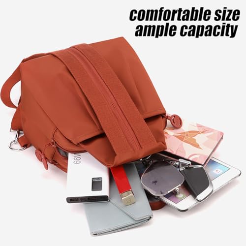 Waterproof 2-Way Commuter Bag, Large Capacity Three-in-One Anti-Theft Oxford Convertible Shoulder Bag for Women4