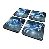 Material: corcho. HARRY POTTER - Official Coaster Pack - Patronus