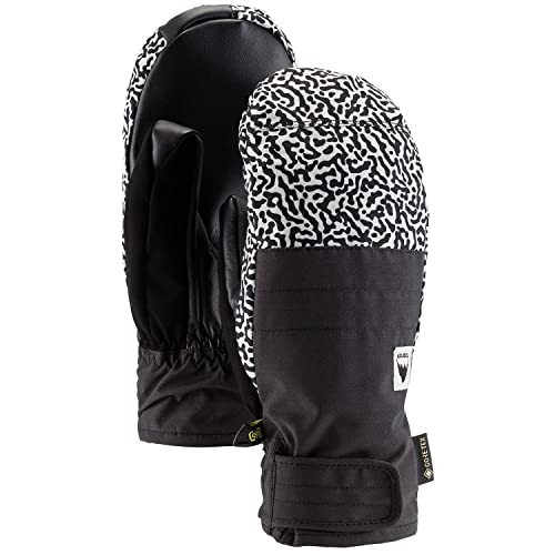 Burton Men's Standard Reverb Gore-Tex Mitten, True Black/PJ Print, Medium