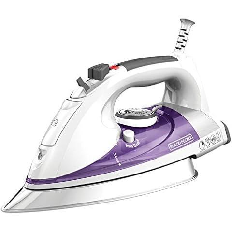 BLACK+DECKER Auto Clean Iron with Anti-Drip and Variable Controls Cover