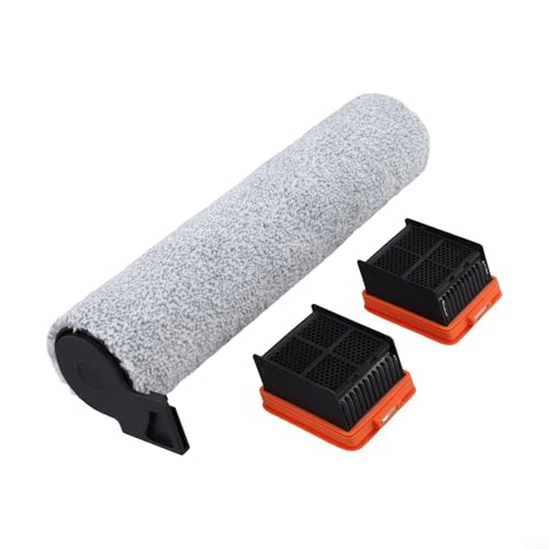 Main Side Brush and HEPA Filter Kit Compatible with for UWANT D5/D5 Pro/D100/D100 Pro/D100 Plus/A60/V8/V10/D500/D600 Robot Vacuums, Roller Brush Bar Replacement for Efficient Home Cleaning(A)