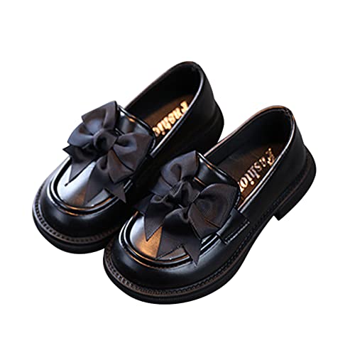 Mädchen Kinderschuhe Uniformschuhe Loafers Einzelschuhe Bowknot...