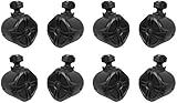 (8) Rockville RWB70B Black 6.5' 250w Marine Wakeboard 360 Swivel Tower Speakers