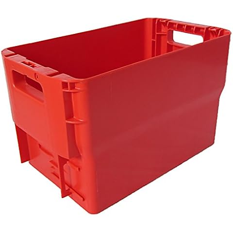 Postkisten Gr. 28cm Höhe rot Briefbehälter, Postbehälter, Stapelbox Cover