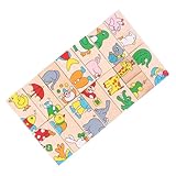 SAFIGLE 1 セット ドミノパズル jigsaw puzzle のパズルのおもちゃ 動物柄パズル 用パズルおもちゃ ドミノ ブロック パズル おもちゃ ジグソーパズル 木製