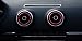 JessicaAlba Aluminium Alloy Instrument Panel Air Outlet Decoration Ring Cover Sticker Fit for Audi A3 2014 2015