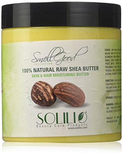 SmellGood African 100% Soft Unrefined Pure Shea Butter 16oz