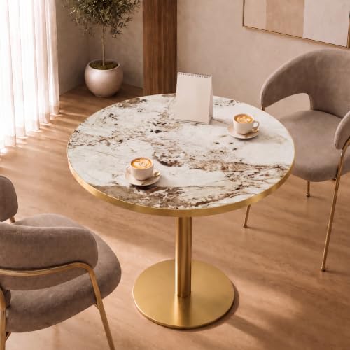 Cosylith Small Dining Table 31.5" Tulip Table for 2-4 Person, Heavy Duty