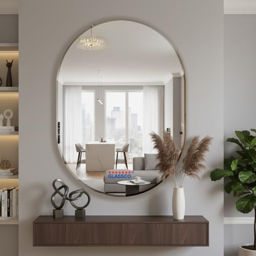 Glassco Mirror for bathroom wall Frameless Decorative Mirror for ...