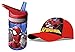 Lot de 2 casquettes de baseball et bouteille d'eau en Tritan de 400 ml avec boucle de transport pour enfants à partir de 3 ans, Spiderman, 3-7 ans