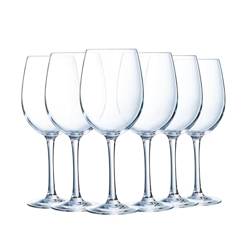 Chef & Sommelier - Collection Cabernet - 6 verres à pied Tulipe 25 cl - Fabriqués en France - Emballage renforcé
