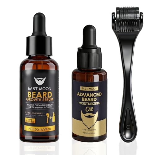 Kit Crecimiento de Barba con Aceite y Rodillo