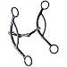 Aime Imports Westen at Dot Dogbone Long Sliding Gag Bit