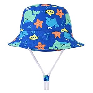 Happy Cherry Baby Bucket Hat Soft Cotton Sun Protection Fishman Cap met kinband