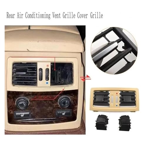 Rejilla de ventilación con flujo de aire regulable para BMW E60 E61 2