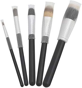 Variety Pack Clear – Protect and Shape Your Makeup Brushes, 6-Pack (Large, Medium, Small, X-Small) – Eco-Friendly, Made in USA