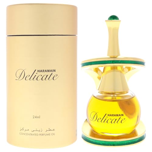 Al Haramain Haramain Delicate Concentrated Perfume oil for Unisex, 0.8 Ounce/24 ml